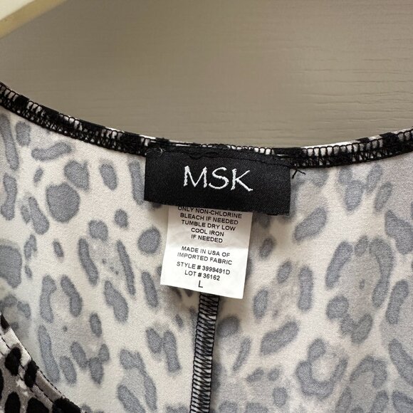 MSK Animal Print swing dress - Picture 2 of 3